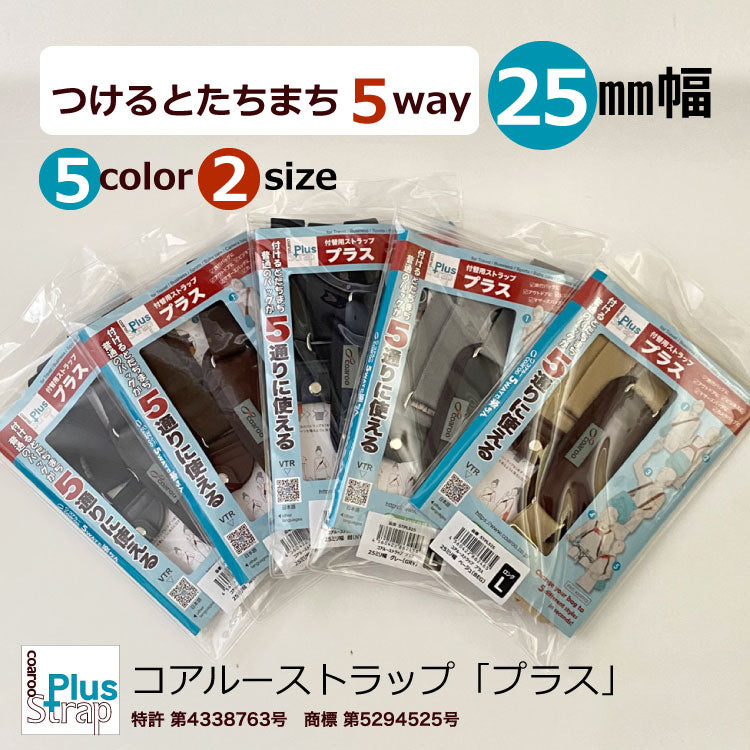 レビュー：２５ミリ幅　コアルーストラップ　プラス